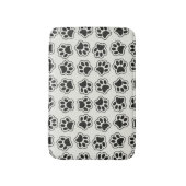 Tapis De Bain Balles noires, Paws de chien, Paws de chat, Plan (Devant (Vertical))