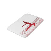 Tapis De Bain Ballet dancer sur clavier (Angle)