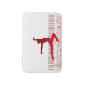 Tapis De Bain Ballet dancer sur clavier (Devant (Vertical))