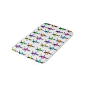 Tapis De Bain Ballet Pointe Danseur Considérant Danse Neon Balle (Angle)