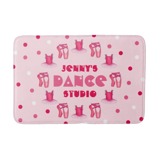 Tapis De Bain Ballet rose Pointe Chaussures Tutu Ballerina Danse (Devant)