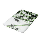 Tapis De Bain Bamboo Chinese Art - un - affiche verte (Angle)