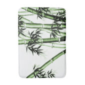 Tapis De Bain Bamboo Chinese Art - un - affiche verte (Devant (Vertical))
