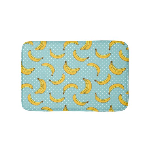 Tapis De Bain Bananes et points de Polk (Devant)
