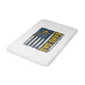 Tapis De Bain Band Dad Trombone American Flag Vintage Shirt Desi (Angle)