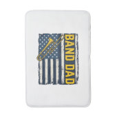 Tapis De Bain Band Dad Trombone American Flag Vintage Shirt Desi (Devant (Vertical))