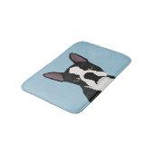 Tapis De Bain bande dessinée de terrier de Boston (Angle)