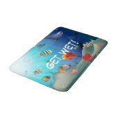 Tapis De Bain Bande dessinée de vie marine (Angle)