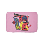 Tapis De Bain Bande dessinée Miraculaire Ladybug Parisienne (Devant)