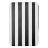 Tapis De Bain Bande noire et blanche (devant Vertical)