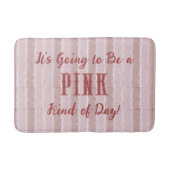 Tapis De Bain Bande rose (Devant)