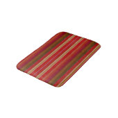Tapis De Bain Bande rouge et or (Angle)