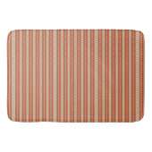 Tapis De Bain Bandes arrondies orange (Devant)