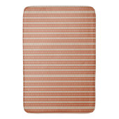 Tapis De Bain Bandes arrondies orange (devant Vertical)