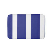 Tapis De Bain Bandes bleues et blanches de la marine (Devant)