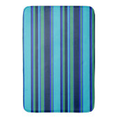 Tapis De Bain Bandes bleues et vertes (devant Vertical)