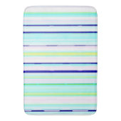 Tapis De Bain Bandes colorées abstraites (devant Vertical)