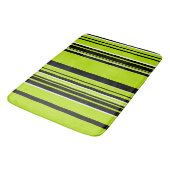 Tapis De Bain Bandes complexes - Vert citron (Angle)