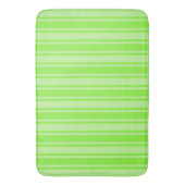 Tapis De Bain Bandes de bonbons vert citron (devant Vertical)