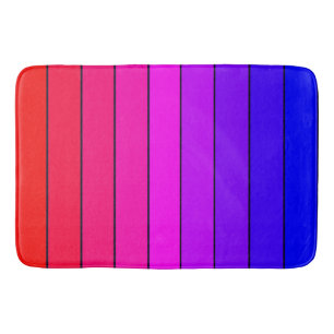Tapis De Bain Bandes de dégradé coloré