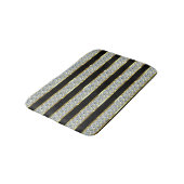 Tapis De Bain Bandes de diamants (Angle)