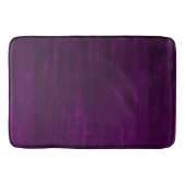 Tapis De Bain Bandes de texture de bois mauve (Devant)