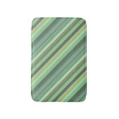 Tapis De Bain Bandes diagonales vert olive (Devant (Vertical))