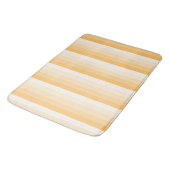 Tapis De Bain Bandes d'ombre jaune (Angle)