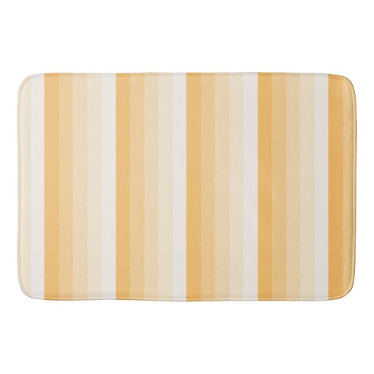 Tapis De Bain Bandes d'ombre jaune (Devant)