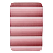 Tapis De Bain Bandes d'ombre rouges (devant Vertical)