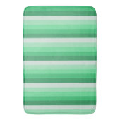 Tapis De Bain Bandes d'ombre vertes (devant Vertical)