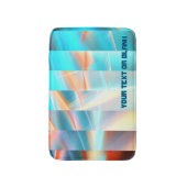 Tapis De Bain Bandes du coucher du soleil (Devant (Vertical))