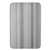 Tapis De Bain Bandes horizontales grises (devant Vertical)