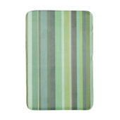 Tapis De Bain Bandes horizontales vert olive (Devant (Vertical))