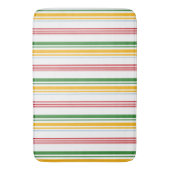 Tapis De Bain Bandes jaunes vert mignons (devant Vertical)