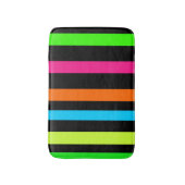 Tapis De Bain Bandes néon (Devant (Vertical))