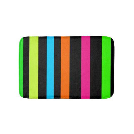 Tapis De Bain Bandes néon (Devant)
