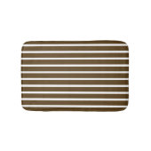 Tapis De Bain Bandes neutres de Pecan (Devant)