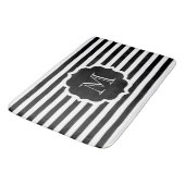Tapis De Bain Bandes noires (Angle)