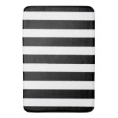 Tapis De Bain Bandes noires et blanches (devant Vertical)