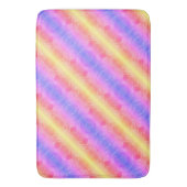 Tapis De Bain Bandes pastel abstraites (devant Vertical)