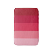 Tapis De Bain Bandes roses (Devant (Vertical))