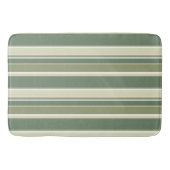 Tapis De Bain Bandes vert olive (Devant)