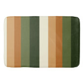 Tapis De Bain Bandes vertes et oranges (Devant)