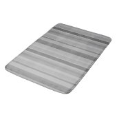 Tapis De Bain Bandes verticales grises (Angle)
