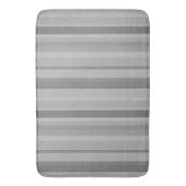 Tapis De Bain Bandes verticales grises (devant Vertical)