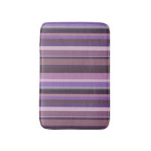 Tapis De Bain Bandes verticales mauves (Devant (Vertical))
