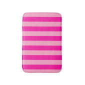 Tapis De Bain Bandes verticales rose chaud (Devant (Vertical))