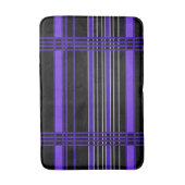 Tapis De Bain Bandes verticales violettes (Devant (Vertical))