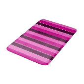 Tapis De Bain Bandes violettes et roses (Angle)